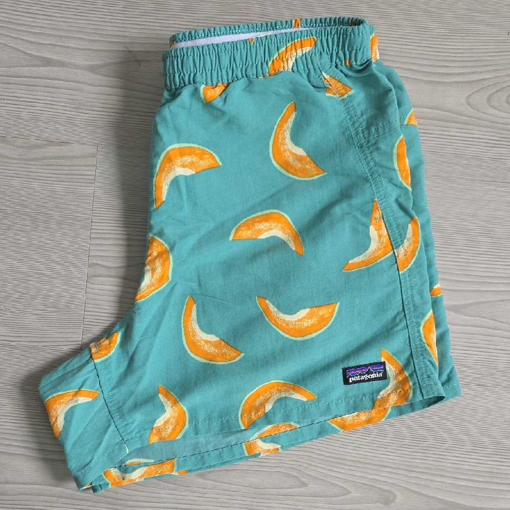 Patagonia Woman Baggies Melon Patterned Shorts